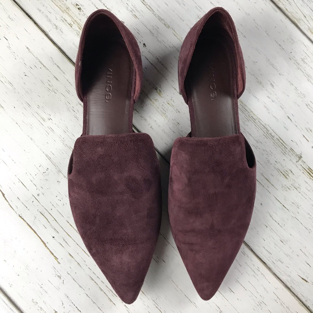VINCE Damris Suede Flat Loafer Size 7